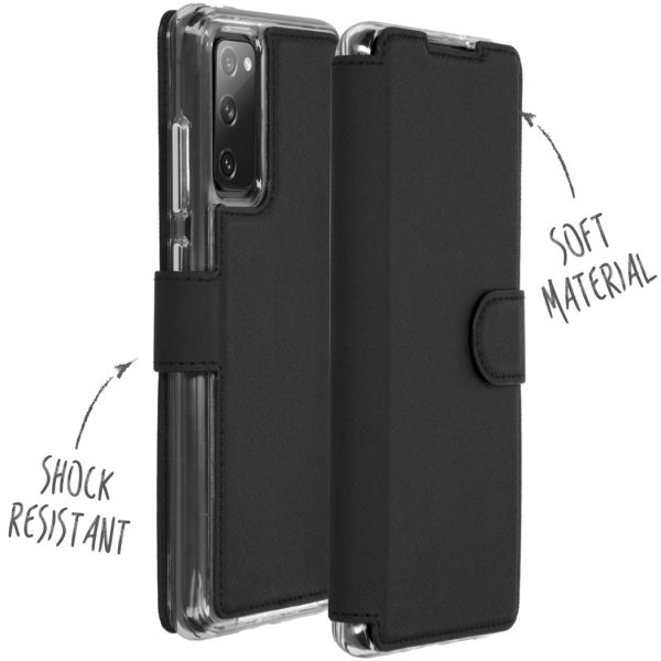 Xtreme Wallet Booktype Samsung Galaxy S20 FE - Zwart - Zwart / Black