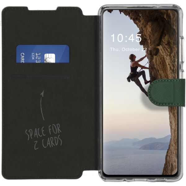 Xtreme Wallet Booktype Samsung Galaxy S20 FE - Donkergroen - Donkergroen / Dark Green