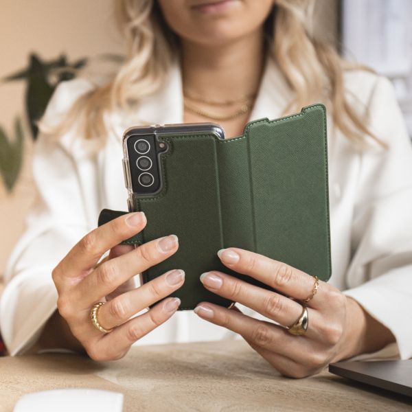 Xtreme Wallet Booktype Samsung Galaxy S20 FE - Donkergroen - Donkergroen / Dark Green