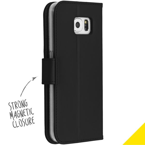 Wallet TPU Klapphülle Schwarz für das Samsung Galaxy S6