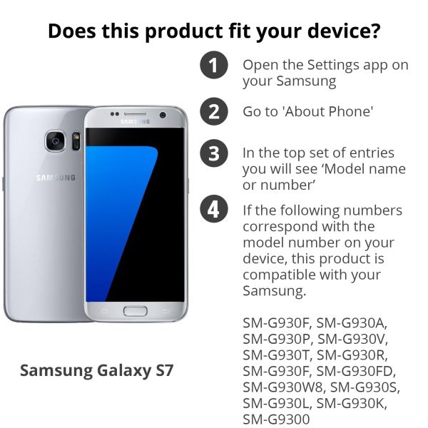 TPU Clear Cover Transparent für das Samsung Galaxy S7