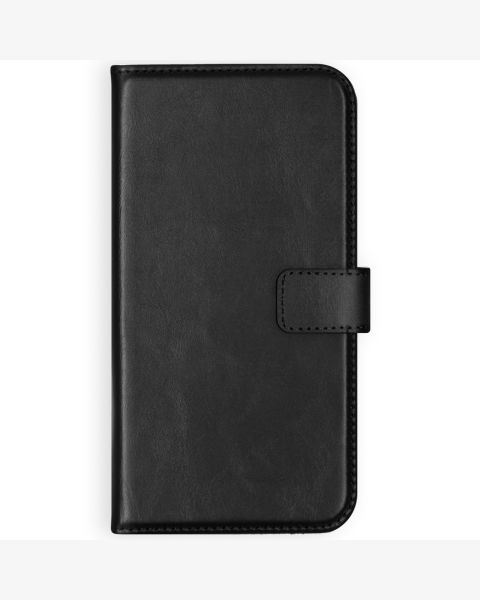 Echtleder Klapphülle Schwarz für Samsung Galaxy S9
