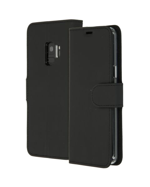 Schwarzes Wallet TPU Klapphülle für das Samsung Galaxy S9