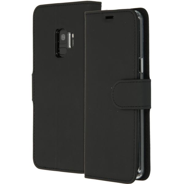 Schwarzes Wallet TPU Klapphülle für das Samsung Galaxy S9