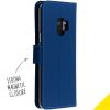 Blaues Wallet TPU Klapphülle für das Samsung Galaxy S9