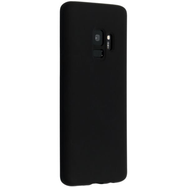 Liquid Silikoncase Schwarz für das Samsung Galaxy S9
