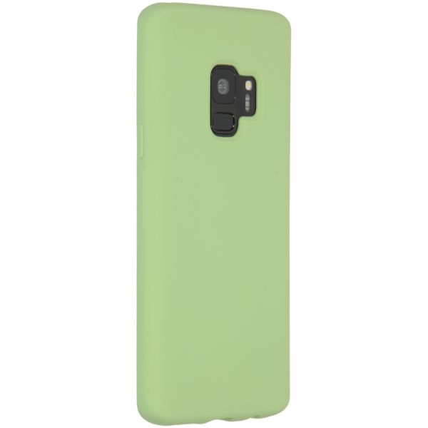 Liquid Silicone Backcover Samsung Galaxy S9 - Groen - Groen / Green