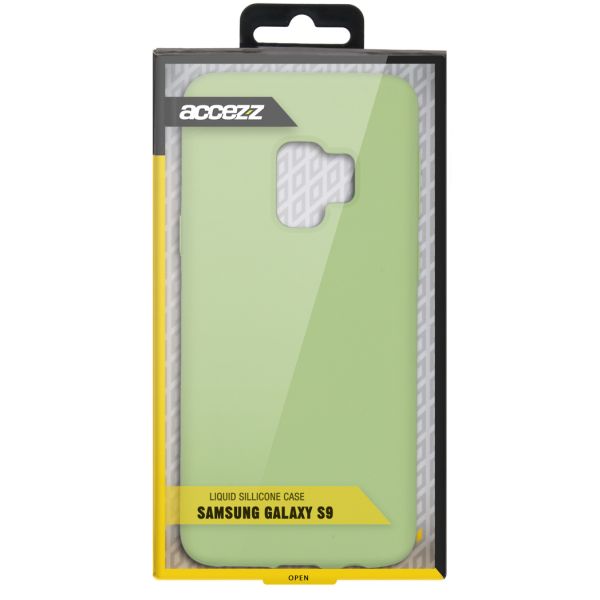 Liquid Silicone Backcover Samsung Galaxy S9 - Groen - Groen / Green