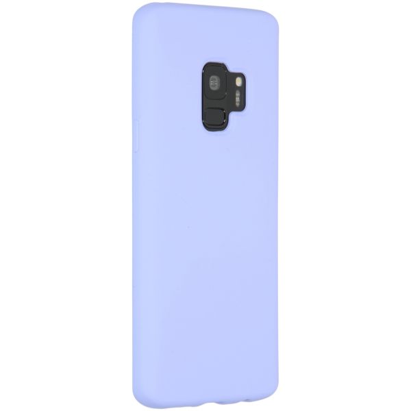 Liquid Silicone Backcover Samsung Galaxy S9 - Paars - Paars / Purple