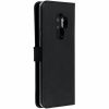 Echtleder Klapphülle Schwarz für Samsung Galaxy S9 Plus