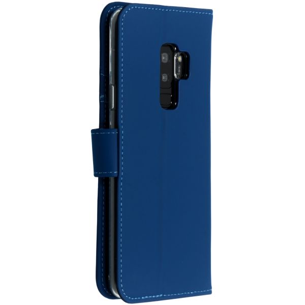 Blaues Wallet TPU Klapphülle für das Samsung Galaxy S9 Plus