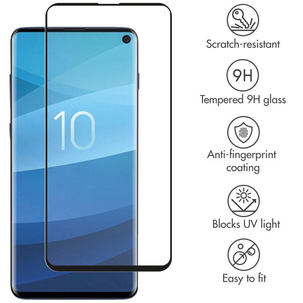 Premium Screen Protector aus gehärtetem Glas für das Galaxy S10e