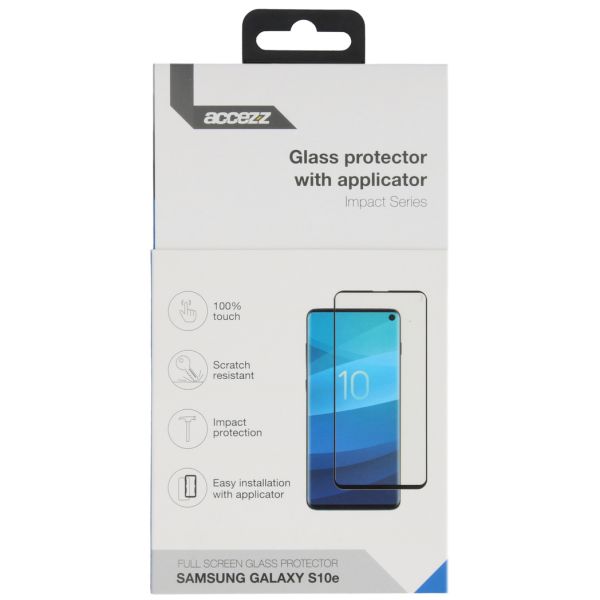 Glass Screenprotector + Applicator Samsung Galaxy S10e - Screenprotector