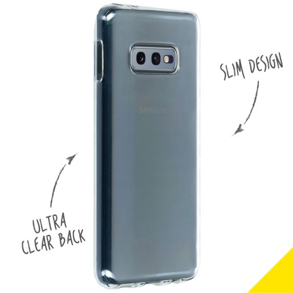 TPU Clear Cover Transparent für das Samsung Galaxy S10e