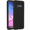 Liquid Silicone Backcover Samsung Galaxy S10e - Zwart - Zwart / Black
