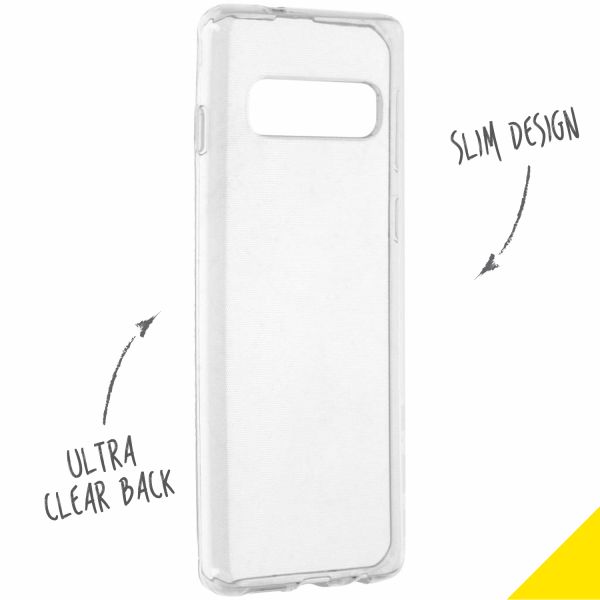 TPU Clear Cover Transparent für das Samsung Galaxy S10