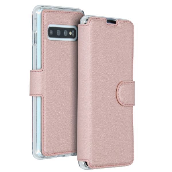 Xtreme Wallet Booktype Samsung Galaxy S10 - Rosé Goud - Rosé Goud / Rosé Gold