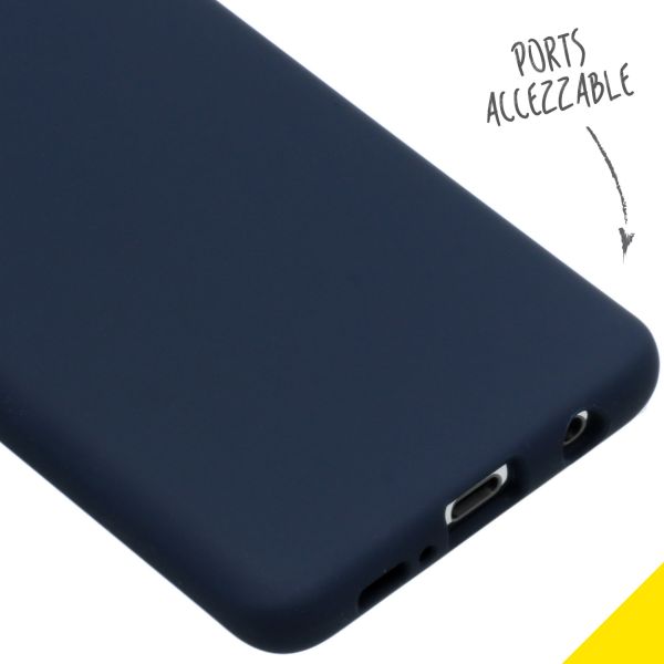 Liquid Silicone Backcover Samsung Galaxy S10 - Blauw - Blauw / Blue