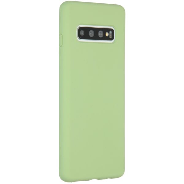 Liquid Silikoncase Grün für das Samsung Galaxy S10