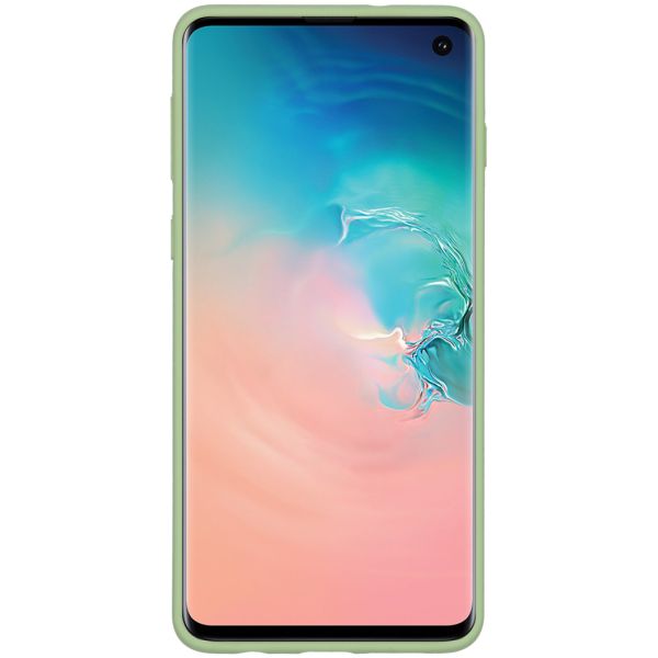 Liquid Silikoncase Grün für das Samsung Galaxy S10