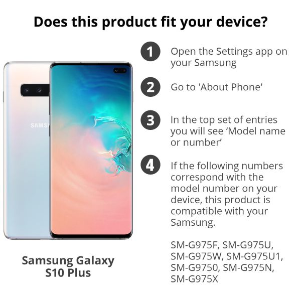 Plyo Backcover Samsung Galaxy S10 Plus - Transparant - Transparant / Transparent