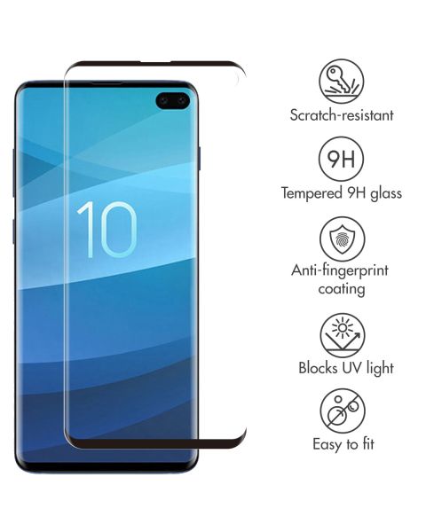 Premium Screen Protector aus gehärtetem Glas für das Samsung Galaxy S10 Plus