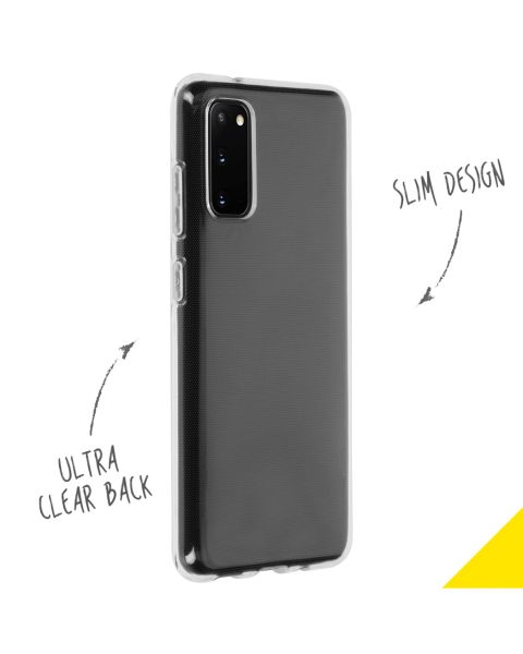 TPU Clear Cover Transparent für das Samsung Galaxy S20
