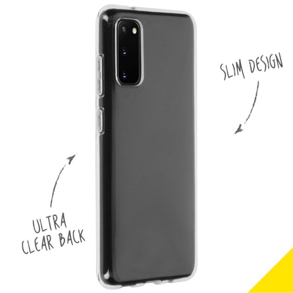 TPU Clear Cover Transparent für das Samsung Galaxy S20