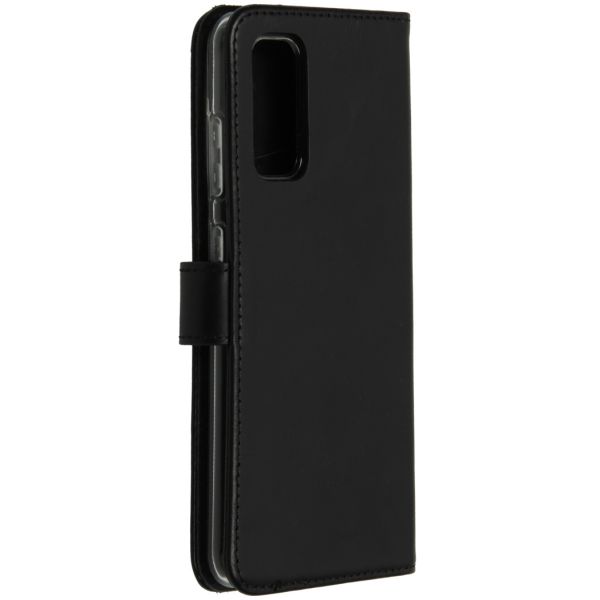 Echtleder Klapphülle für das Samsung Galaxy S20 - Schwarz