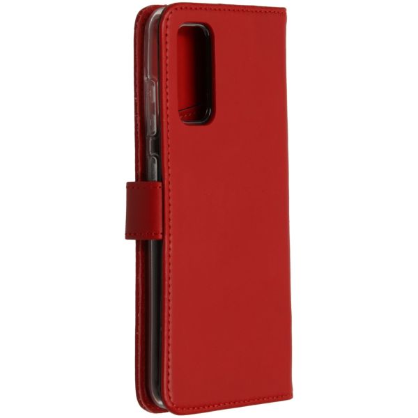 Echtleder Klapphülle für das Samsung Galaxy S20 - Rot