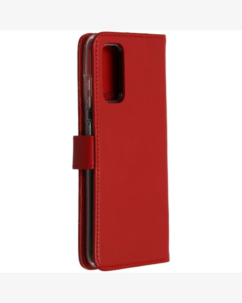 Echtleder Klapphülle für das Samsung Galaxy S20 - Rot