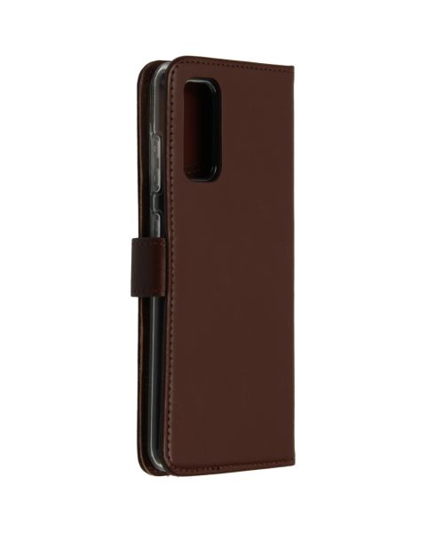 Echtleder Klapphülle für das Samsung Galaxy S20 - Braun