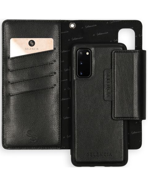 Selencia Surya 2-in-1 Uitneembare Vegan Lederen Bookcase Galaxy S20