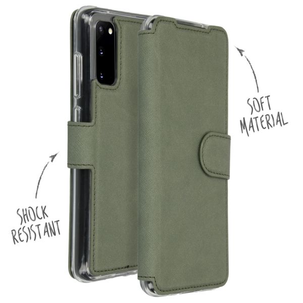 Xtreme Wallet Booktype Samsung Galaxy S20 - Lichtgroen - Lichtgroen / Light Green