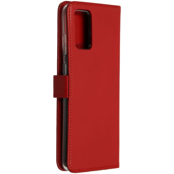 Echtleder Klapphülle für das Samsung Galaxy S20 Plus - Rot