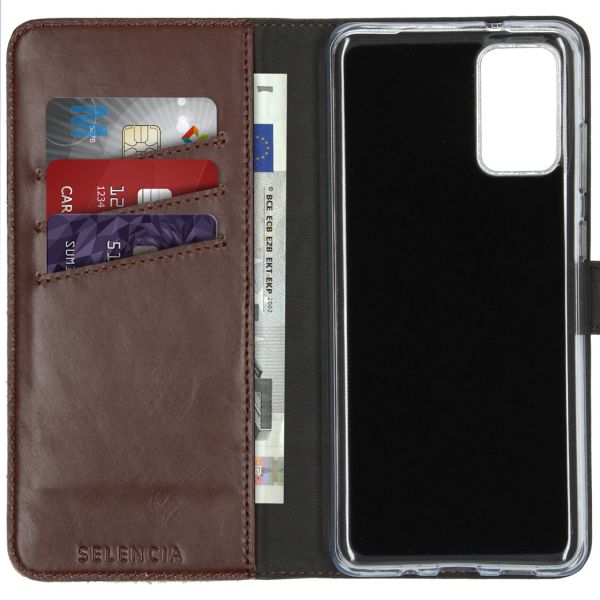 Echtleder Klapphülle für das Samsung Galaxy S20 Plus - Braun