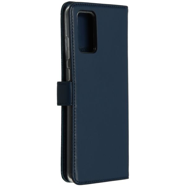 Echtleder Klapphülle für das Samsung Galaxy S20 Plus - Blau