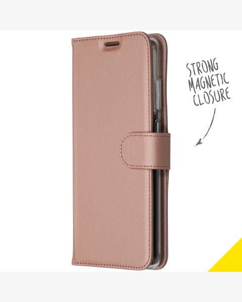 Wallet TPU Klapphülle Roségold für das Samsung Galaxy S20 Ultra