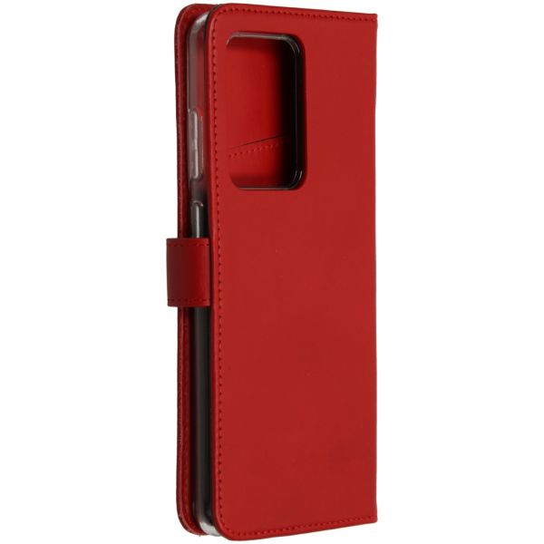 Echtleder Klapphülle für das Samsung Galaxy S20 Ultra - Rot