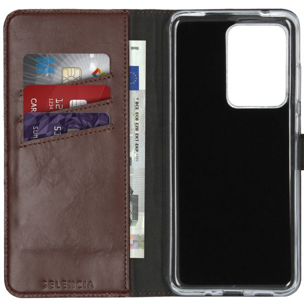 Echtleder Klapphülle für das Samsung Galaxy S20 Ultra - Braun