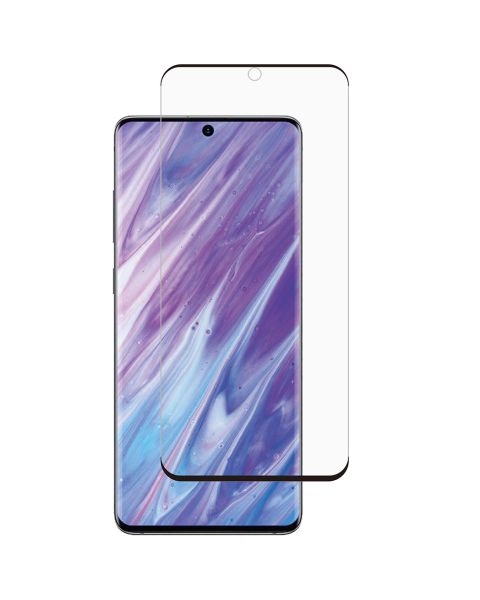 Premium Screen Protector aus gehärtetem Glas für das Samsung Galaxy S20 Ultra - Schwarz