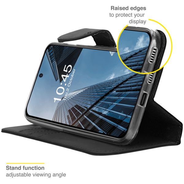 Samsung Galaxy S21 FE Hülle Wallet TPU Klapphülle  - Schwarz