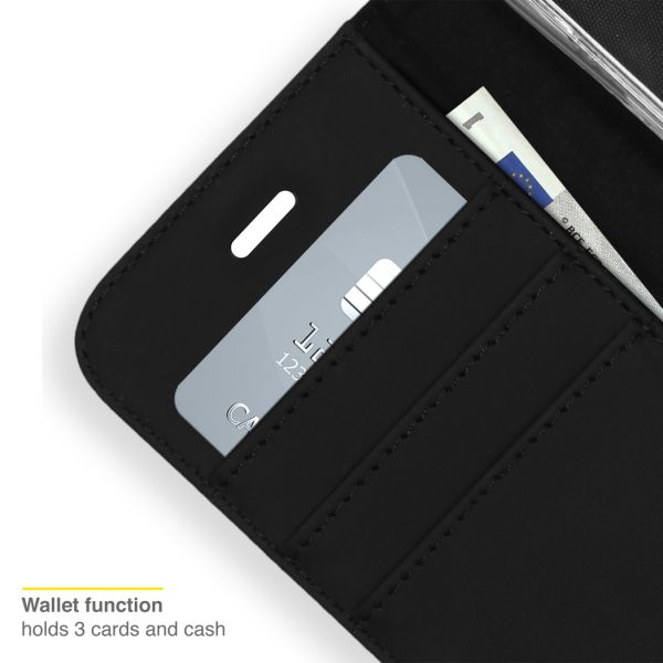 Samsung Galaxy S21 FE Hülle Wallet TPU Klapphülle  - Schwarz