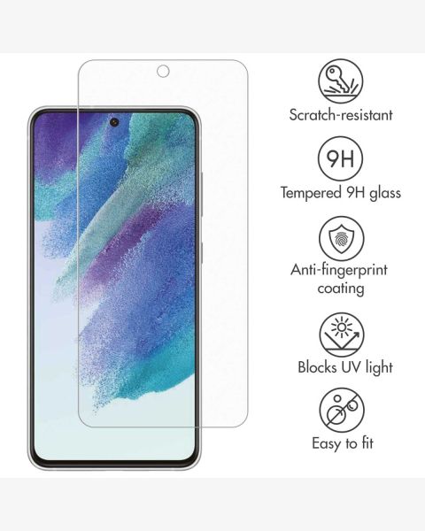 Displayschutz aus gehärtetem Glas für das Samsung Galaxy S21 FE