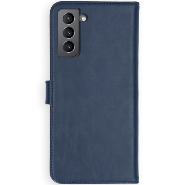 Echtleder Klapphülle für das Samsung Galaxy S21 - Blau