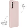 Accezz Liquid Silicone Backcover Samsung Galaxy S21 - Roze / Rosa / Pink