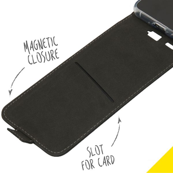 Accezz Flipcase Samsung Galaxy S21 - Zwart / Schwarz / Black