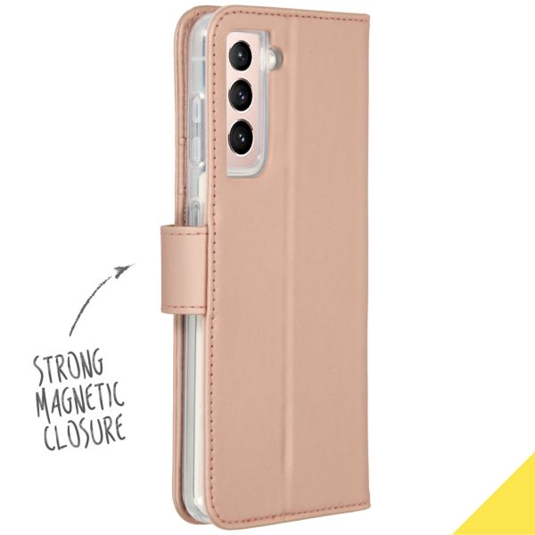 Wallet TPU Klapphülle für das Samsung Galaxy S21 - Roségold