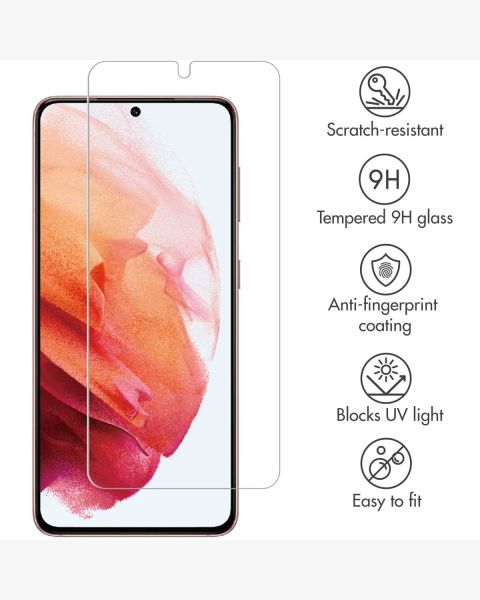 Displayschutz aus gehärtetem Glas für das Samsung Galaxy S21