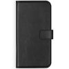 Selencia Echt Lederen Bookcase Samsung Galaxy S21 Plus - Zwart / Schwarz / Black